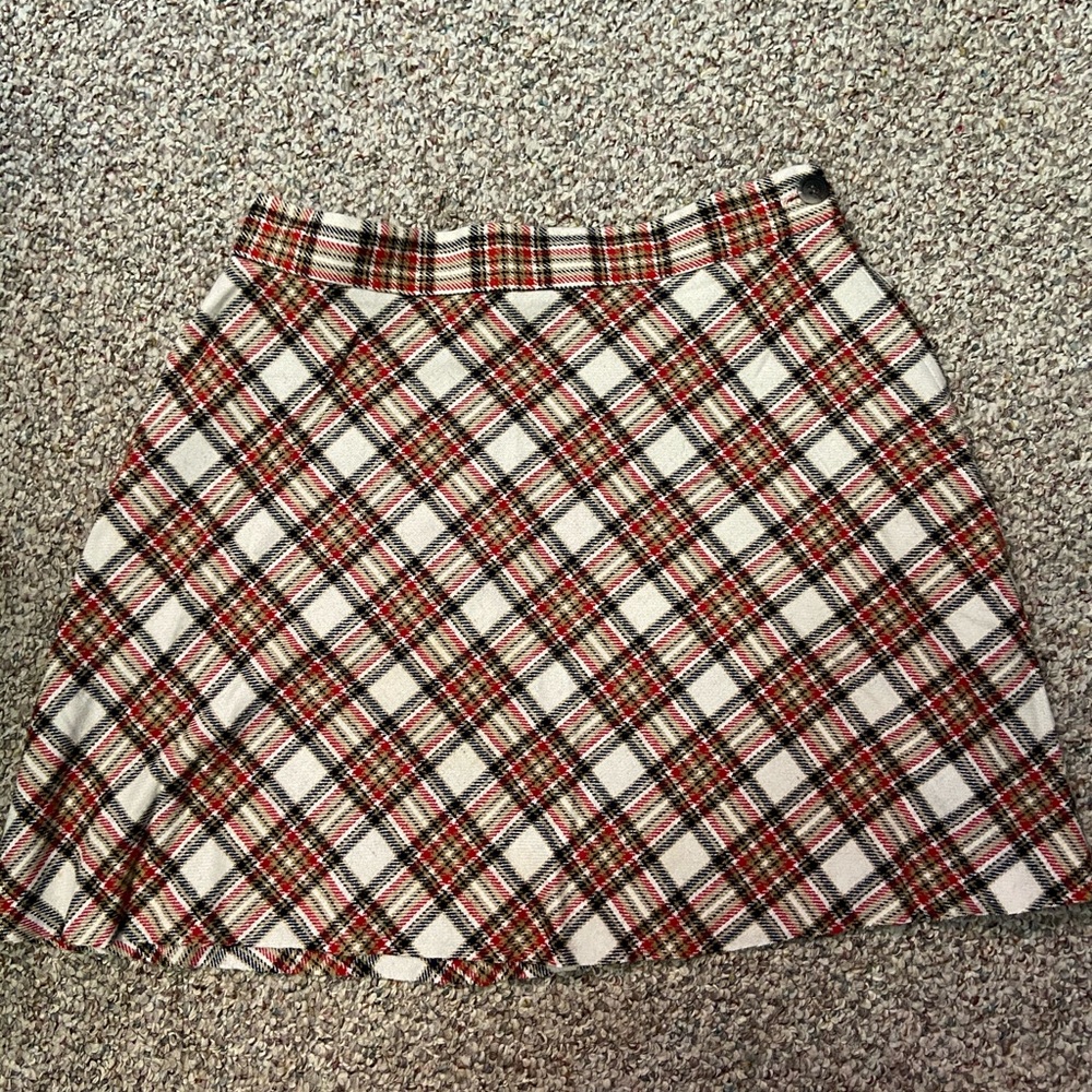 Plaid Mini Skirt